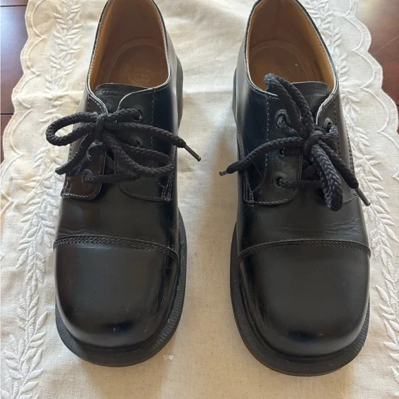 Dr. Martens Black Leather Oxfords - Picture 8 of 8